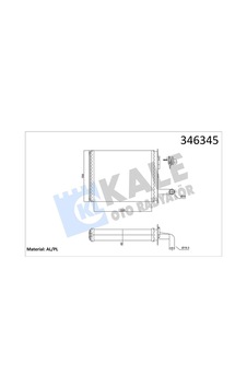 Kalorifer Radyatörü Pro Kale 346345 Fiat Albea Ym Kalorifer Radyatörü Pro Kale 346345 Fiat Albea Ym