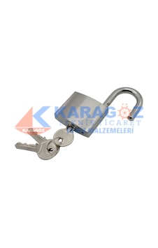 KROM PASLANMAZ ASMA KİLİT EN:40MM KROM PASLANMAZ ASMA KİLİT EN:40MM