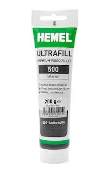 Hemel Ultrafill Premium İç Mekan Ahşap Tamir Macunu Su Bazlı Antrasit 200 Gr