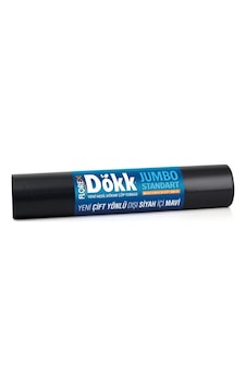 Florex Dökk Jumbo Standart Boy Çöp Torbası Siyah - Mavi 80 x 110 CM Florex Dökk Jumbo Standart Boy Çöp Torbası Siyah - Mavi 80 x 110 CM
