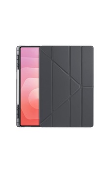 Aksesuarcim S11 Ultra Sm-x930 X936b İle Uyumlu Kılıf Silikon Yumuşak Kalem Bölmeli Esnek 4 Farklı Stand Olabilen Tablet Kılıfı Siyah Sku: Zeusb0gg48gy8y Arka Kapak