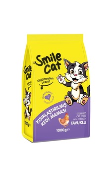 Smile 1000 Gr Kuru Kedi Maması Yetişkin Kısır Tavuklu 6'lı Smile 1000 Gr Kuru Kedi Maması Yetişkin Kısır Tavuklu 6'lı