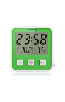 Comfort Plus Dm-658 Yeşil Isı Nem Ölçer Comfort Plus Dm-658 Yeşil Isı Nem Ölçer