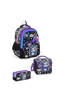 Coral High Kids Siyah Ayıcık Desenli 3'lü Okul Çanta Seti Set0133242 Coral High Kids Siyah Ayıcık Desenli 3'lü Okul Çanta Seti Set0133242