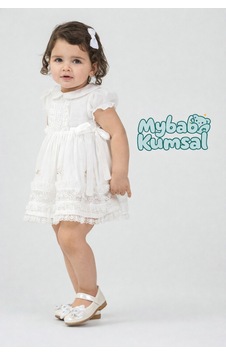 Monsta X Kız Bebek Elbise 53103 53153 Dantelli Dantelli