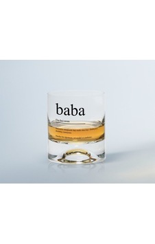 Bk Home Renkli Baskılı Baba Tasarımlı Viski Bardağı-1 Bk Home Renkli Baskılı Baba Tasarımlı Viski Bardağı-1