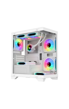 Pcgaraj X008 Ryzen 7 5700 A520 16 GB 500 GB SSD 8 GB RX6600 Free Dos Masaüstü Bilgisayar