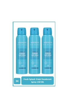 Watsons Fresh Splash Erkek Sprey Deodorant 3 x 150 ML Watsons Fresh Splash Erkek Sprey Deodorant 3 x 150 ML