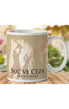 Suç Ve Ceza Dostoyevski Iki Tarafı Baskılı Kupa Bardak Çok Renkli Suç Ve Ceza Dostoyevski Iki Tarafı Baskılı Kupa Bardak Çok Renkli