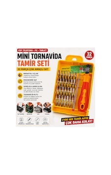 32 Parça Hassas Tornavida Seti Cep Telefonu Pc Tablet Saat Tamir Mini Tornavida Tamir Takımı Mıknatıslı Uçlu - 899503278 32 Parça Hassas Tornavida Seti Cep Telefonu Pc Tablet Saat Tamir Mini Tornavida Tamir Takımı Mıknatıslı Uçlu - 899503278