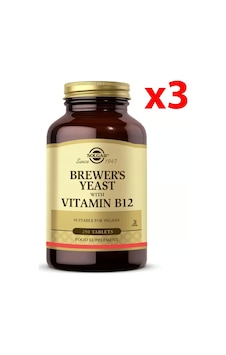 Solgar Brewers Yeast With Vitamin B 12 250 Tablet 3 Adet Solgar Brewers Yeast With Vitamin B 12 250 Tablet 3 Adet