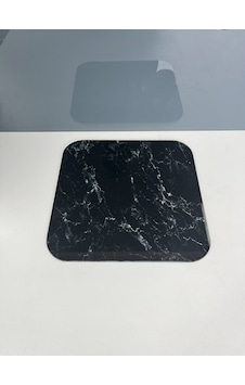 22x22cm - Siyah Mermer, Cam Kesme Tahtası - Sunumluk Siyah Mermer 22x22cm - Siyah Mermer, Cam Kesme Tahtası - Sunumluk Siyah Mermer