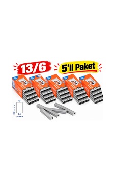 5'li Paket - Dlt Zımba Teli 13/6 // 25.000 Adet 5'li Paket - Dlt Zımba Teli 13/6 // 25.000 Adet