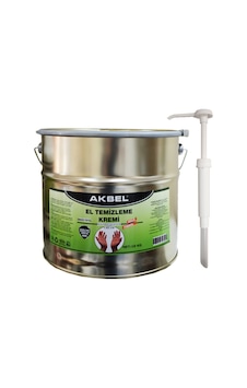 Akbel Endüstriyel El Temizleme Kremi 10 Kg Pompa Aparatlı Akbel Endüstriyel El Temizleme Kremi 10 Kg Pompa Aparatlı