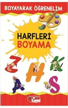 Boyayarak Öğrenelim - Harfleri Boyama- Çilek Kitaplar Boyayarak Öğrenelim - Harfleri Boyama- Çilek Kitaplar