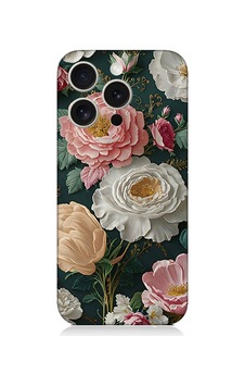 Apple Uyumlu iPhone 15 Pro Max Çiçek Deseni Desenli Silikon Kılıf Silikon Apple Uyumlu iPhone 15 Pro Max Çiçek Deseni Desenli Silikon Kılıf Silikon