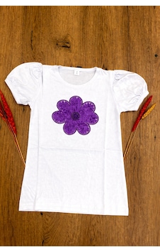 Çlm Store Kız Çocuk Papatya Desenli Likralı Penye Mor Mor Çlm Store Kız Çocuk Papatya Desenli Likralı Penye Mor Mor