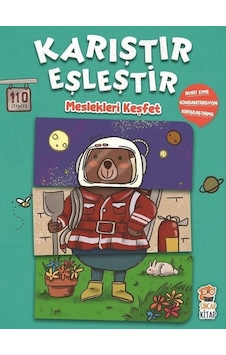 Meslekleri Keşfet-Karıştır Eşleştir - M. Sacide Kafalı - Sincap Kitap