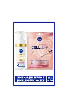 Luminous630 Thiamidol Etkili Leke Karşıtı Serum 30 ML ve Cellular Expert Lift Şekillendirici Maske Luminous630 Thiamidol Etkili Leke Karşıtı Serum 30 ML ve Cellular Expert Lift Şekillendirici Maske