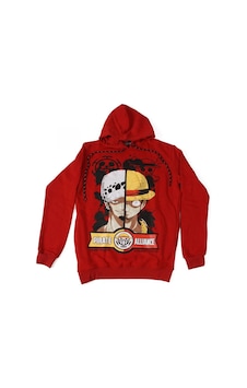 One Piece Pirate Vs Alliance Hoodie Kapüşonlu Sweatshirt Kırmızı Çok Renkli One Piece Pirate Vs Alliance Hoodie Kapüşonlu Sweatshirt Kırmızı Çok Renkli