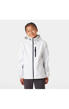 Helly Hansen Jr Crew Hooded Yağmurluk Mont Beyaz Helly Hansen Jr Crew Hooded Yağmurluk Mont Beyaz
