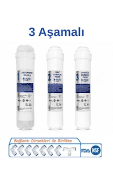 Avon Class 3 Aşamalı Kapalı Kasa Su Arıtma Filtre Seti Sediment Gac Karbon Granül Karbon Ön Filtre Seti Avon Class 3 Aşamalı Kapalı Kasa Su Arıtma Filtre Seti Sediment Gac Karbon Granül Karbon Ön Filtre Seti