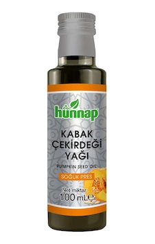 Hünnap Kabak Çekirdeği Yağı Soğuk Pres 100 ML