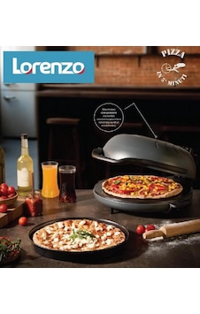 Lorenzo Pietra 12 İn 1 Çok Amaçlı Pizza Makinesi Siyah Lrz-1121 Lorenzo Pietra 12 İn 1 Çok Amaçlı Pizza Makinesi Siyah Lrz-1121