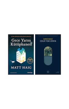 Gece Yarısı Kütüphanesi Matt Haig + Cesur Yeni Dünya Aldous Huxley Gece Yarısı Kütüphanesi Matt Haig + Cesur Yeni Dünya Aldous Huxley