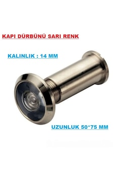 Delüx Kapı Dürbünü Çelik Kapı Dürbünü 14 Mm 50-75 Mm Delüx Kapı Dürbünü Çelik Kapı Dürbünü 14 Mm 50-75 Mm
