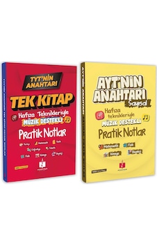 2026 Tyt'nin Anahtarı Tek Kitap Pratik Notlar Ayt'nin Anahtarı Sayısal Pratik Notlar 2'li Set 2026 Tyt'nin Anahtarı Tek Kitap Pratik Notlar Ayt'nin Anahtarı Sayısal Pratik Notlar 2'li Set