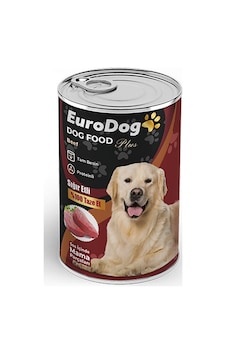 Eurodog - 229 - Sığır Parça Etli Yetişkin Köpek Konserve - Csmo-tex - 400 Gr Eurodog - 229 - Sığır Parça Etli Yetişkin Köpek Konserve - Csmo-tex - 400 Gr