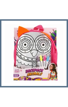 Buradabulabilirsin Boyanabilir Desenli Baykuş Sırt Çantası Bbz Çok Renkli Buradabulabilirsin Boyanabilir Desenli Baykuş Sırt Çantası Bbz Çok Renkli