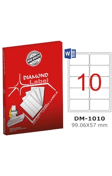 Diamond Label 99.06x57 Mm A4 Laser Etiket 65 Sayfa Diamond Label 99.06x57 Mm A4 Laser Etiket 65 Sayfa