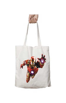 Art Hediye Iron Man Kostüm İki Taraf Kalıcı Yıkanabilir Okul Plaj Omuz Bez Çanta Çok Renkli Art Hediye Iron Man Kostüm İki Taraf Kalıcı Yıkanabilir Okul Plaj Omuz Bez Çanta Çok Renkli