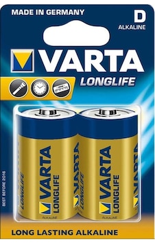 Varta Alkalin Büyük Boy Pil D Longlife Extra 2 Li Varta Alkalin Büyük Boy Pil D Longlife Extra 2 Li