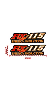 Yamaha Rx 115 Damla Sticker Takım-arr3071 Siyah - Kırmızı Yamaha Rx 115 Damla Sticker Takım-arr3071 Siyah - Kırmızı