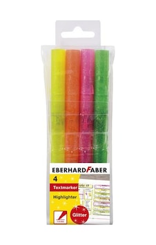 Eberhard Faber Highlighter Glitter Walfet Of 4'Lü Keçeli Kalem Eberhard Faber Highlighter Glitter Walfet Of 4'Lü Keçeli Kalem