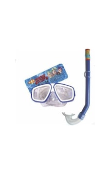 Pvc Maske Snorkel Set Mavi Pvc Maske Snorkel Set Mavi