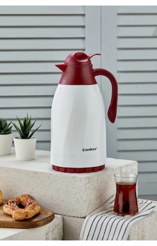 Cooker Cam Hazneli Termos 1,3 Litre Renkli