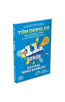11.Sınıf Tüm Dersler Soru Bankası Sayısal - Murat Yayınları 11.Sınıf Tüm Dersler Soru Bankası Sayısal - Murat Yayınları