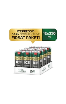Jacobs Icepresso Dark Soğuk Kahve 250 Ml X 12 Adet Çekirdek Kahve Jacobs Icepresso Dark Soğuk Kahve 250 Ml X 12 Adet Çekirdek Kahve