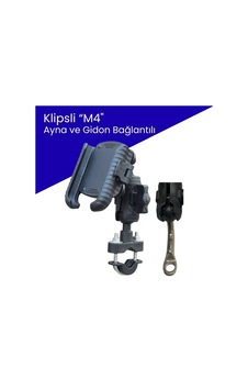 Gear5 Klipsli M4 Titreşim Modüllü Telefon Tutucu Ayna Ve Gidon Bağlantılı Siyah Gear5 Klipsli M4 Titreşim Modüllü Telefon Tutucu Ayna Ve Gidon Bağlantılı Siyah