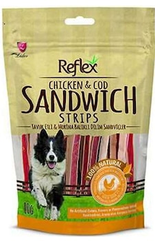 Reflex Tavuklu ve Balıklı Sandviç Sticks Köpek Ödülü 80 G