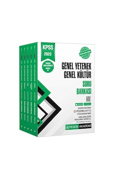 2023 KPSS Genel Yetenek Genel Kültür Tamamı Çözümlü Soru Bankası Seti - 5 Kitap Takım- Pegem Akademi Yayıncılık 2023 KPSS Genel Yetenek Genel Kültür Tamamı Çözümlü Soru Bankası Seti - 5 Kitap Takım- Pegem Akademi Yayıncılık
