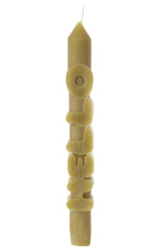 Mudo Home Hello Şamdan Mum Yeşil 20cm Diğer