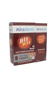 Miraderm Tea Tree Oil Şampuan 150 Ml + Bit Spreyi 100 Ml Miraderm Tea Tree Oil Şampuan 150 Ml + Bit Spreyi 100 Ml