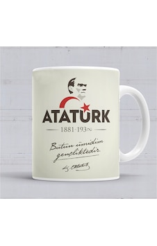 Mustafa Kemal Atatürk Bütün Ümidim Gençliktedir Kupa Bardak Karışık Mustafa Kemal Atatürk Bütün Ümidim Gençliktedir Kupa Bardak Karışık