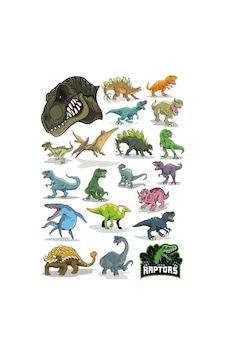 Dinazor Sticker Set-2 15 Parça Telefon, Tablet, Defter, Laptop Sticker Dinazor Sticker Set-2 15 Parça Telefon, Tablet, Defter, Laptop Sticker