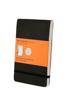 Moleskine Yumuşak Kapak Gazeteci Defteri Siyah Çizgili - 9x14 - 4664 Moleskine Yumuşak Kapak Gazeteci Defteri Siyah Çizgili - 9x14 - 4664